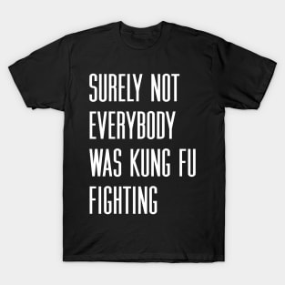 Surely not everybody was kung fu fighting T-Shirt